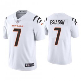 Cincinnati Bengals #7 Boomer Esiason White Men's Vapor Limited Jersey