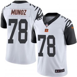 Cincinnati Bengals #78 Anthony Munoz White Men's Stitched NFL Limited Rush Jersey