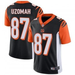 Cincinnati Bengals #87 C.J. Uzomah Black Team Color Men's Stitched NFL Vapor Untouchable Limited Jersey