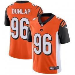 Cincinnati Bengals #96 Carlos Dunlap Orange Alternate Men's Stitched NFL Vapor Untouchable Limited Jersey