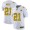 Cleveland Browns #21 Denzel Ward Men's Flocked Leopard Print Vapor Limited NFL Jersey White