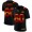 Cleveland Browns #80 Jarvis Landry Men's Black Red Orange Stripe Vapor Limited NFL Jersey