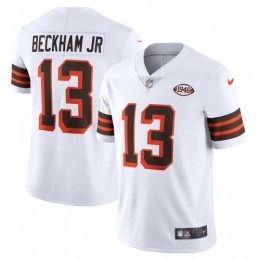 Cleveland Cleveland Browns #13 Odell Beckham Jr. 1946 Collection Alternate Vapor Limited NFL Jersey – White Men's