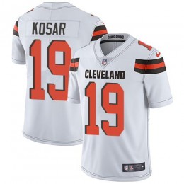 Browns #19 Bernie Kosar White Men's Stitched NFL Vapor Untouchable Limited Jersey