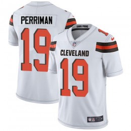 Browns #19 Breshad Perriman White Men's Stitched NFL Vapor Untouchable Limited Jersey