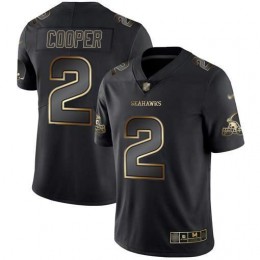Browns #2 Amari Cooper Black/Gold Men's Stitched NFL Vapor Untouchable Limited Jersey