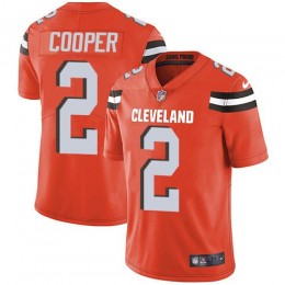 Browns #2 Amari Cooper Orange Alternate Men's Stitched NFL Vapor Untouchable Limited Jersey
