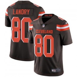 Browns #80 Jarvis Landry Brown Team Color Men's Stitched NFL Vapor Untouchable Limited Jersey