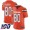 Browns #80 Jarvis Landry Orange Alternate Men's Stitched NFL 100th Season Vapor Limited Jersey