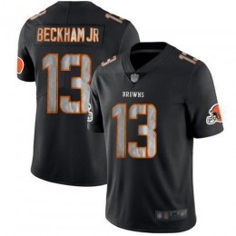 Cleveland Browns #13 Odell Beckham Jr Black Men's Stitched NFL Limited Rush Impact Jersey
