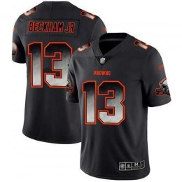 Cleveland Browns #13 Odell Beckham Jr Black Men's Stitched NFL Vapor Untouchable Limited Smoke Fashion Jersey