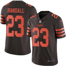 Cleveland Browns #23 Damarious Randall Brown Men's Stitched NFL Limited Rush Jersey