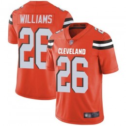 Cleveland Browns #26 Greedy Williams Orange Alternate Men's Stitched NFL Vapor Untouchable Limited Jersey