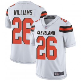 Cleveland Browns #26 Greedy Williams White Men's Stitched NFL Vapor Untouchable Limited Jersey