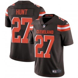 Cleveland Browns #27 Kareem Hunt Brown Team Color Men's Stitched NFL Vapor Untouchable Limited Jersey