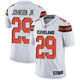 Cleveland Browns #29 Duke Johnson Jr White Men's Stitched NFL Vapor Untouchable Limited Jersey