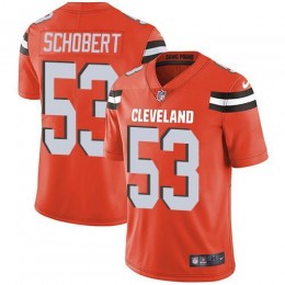 Cleveland Browns #53 Joe Schobert Orange Alternate Men's Stitched NFL Vapor Untouchable Limited Jersey