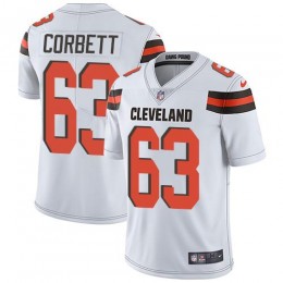 Cleveland Browns #63 Austin Corbett White Men's Stitched NFL Vapor Untouchable Limited Jersey