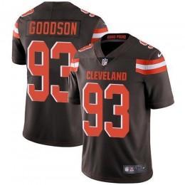 Cleveland Browns #93 B.J. Goodson Brown Team Color Men's Stitched NFL Vapor Untouchable Limited Jersey