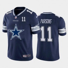 Dallas Cowboys #11 Micah Parsons Navy Blue Men's Big Team Logo Player Vapor Limited NFL Jersey