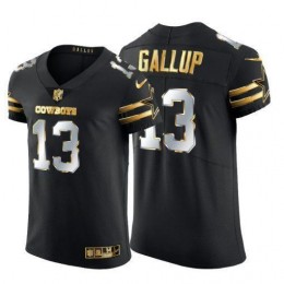 Dallas Cowboys #13 Michael Gallup Men's Black Edition Vapor Untouchable Elite NFL Jersey
