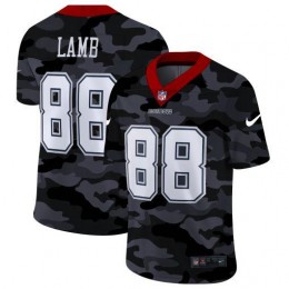 Dallas Cowboys #88 CeeDee Lamb Men's 2020 Black CAMO Vapor Untouchable Limited Stitched NFL Jersey