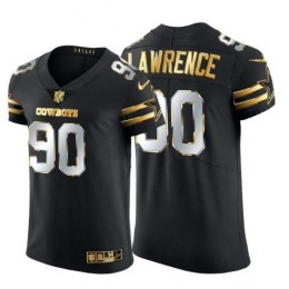 Dallas Cowboys #90 Demarcus Lawrence Men's Black Edition Vapor Untouchable Elite NFL Jersey