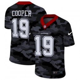 Dallas Dallas Cowboys #19 Amari Cooper Men's 2020 Black CAMO Vapor Untouchable Limited Stitched NFL Jersey