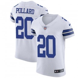 Cowboys #20 Tony Pollard White Men's Stitched NFL Vapor Untouchable Elite Jersey