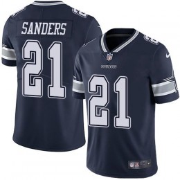 Cowboys #21 Deion Sanders Navy Blue Team Color Men's Stitched NFL Vapor Untouchable Limited Jersey