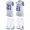 Cowboys #21 Deion Sanders White Men's Stitched NFL Limited Tank Top Suit Jersey