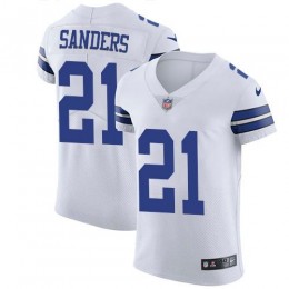 Cowboys #21 Deion Sanders White Men's Stitched NFL Vapor Untouchable Elite Jersey