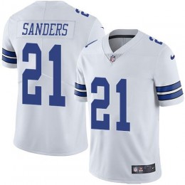 Cowboys #21 Deion Sanders White Men's Stitched NFL Vapor Untouchable Limited Jersey
