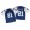 Cowboys #21 Ezekiel Elliott Navy Blue/White Throwback Men's Stitched NFL Elite Jersey