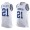 Cowboys #21 Ezekiel Elliott White Men's Stitched NFL Limited Tank Top Jersey