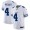 Cowboys #4 Dak Prescott White Men's Stitched NFL Limited Team Logo Fashion Jersey