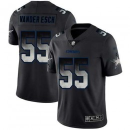 Cowboys #55 Leighton Vander Esch Black Men's Stitched NFL Vapor Untouchable Limited Smoke Fashion Jersey