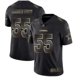 Cowboys #55 Leighton Vander Esch Black/Gold Men's Stitched NFL Vapor Untouchable Limited Jersey