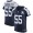 Cowboys #55 Leighton Vander Esch Navy Blue Thanksgiving Men's Stitched With Established In 1960 Patch NFL Vapor Untouchable Throwback Elite Jersey