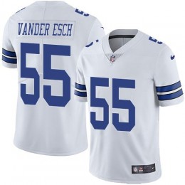 Cowboys #55 Leighton Vander Esch White Men's Stitched NFL Vapor Untouchable Limited Jersey