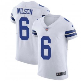 Cowboys #6 Donovan Wilson White Men's Stitched NFL New Elite Jersey