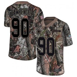 Cowboys #90 Demarcus Lawrence Camo Men's Stitched NFL Limited Rush Realtree Jersey