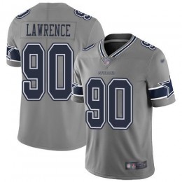 Cowboys #90 Demarcus Lawrence Gray Men's Stitched NFL Limited Inverted Legend Jersey