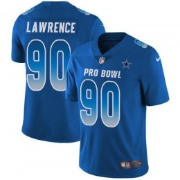 Cowboys #90 Demarcus Lawrence Royal Men's Stitched NFL Limited NFC 2019 Pro Bowl Jersey