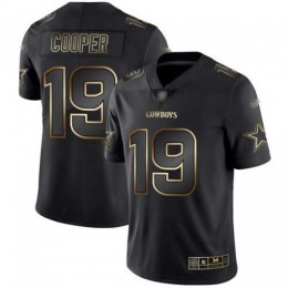 Dallas Cowboys #19 Amari Cooper Black/Gold Men's Stitched NFL Vapor Untouchable Limited Jersey