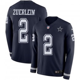 Dallas Cowboys #2 Greg Zuerlein Navy Blue Team Color Men's Stitched NFL Limited Therma Long Sleeve Jersey