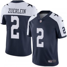 Dallas Cowboys #2 Greg Zuerlein Navy Blue Thanksgiving Men's Stitched NFL Vapor Untouchable Limited Throwback Jersey