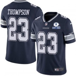 Dallas Cowboys #23 Darian Thompson Navy Blue Team Color Men's Stitched With Established In 1960 Patch NFL Vapor Untouchable Limited Jersey