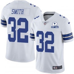 Dallas Cowboys #32 Saivion Smith White Men's Stitched With Established In 1960 Patch NFL Vapor Untouchable Limited Jersey