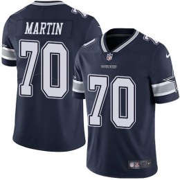 Dallas Cowboys #70 Zack Martin Navy Blue Team Color Men's Stitched NFL Vapor Untouchable Limited Jersey